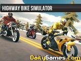 Highway bike simulator